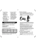 Preview for 23 page of Oster 76110 Instruction Manual