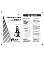 Preview for 47 page of Oster 76110 Instruction Manual