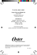 Preview for 10 page of Oster 76998-320 Instruction Manual