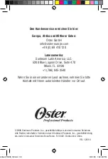 Preview for 40 page of Oster 76998-320 Instruction Manual