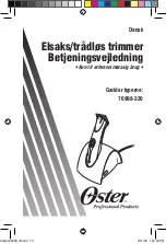 Preview for 70 page of Oster 76998-320 Instruction Manual