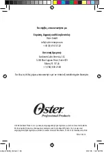 Preview for 146 page of Oster 76998-320 Instruction Manual