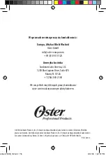 Preview for 156 page of Oster 76998-320 Instruction Manual