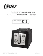 Preview for 1 page of Oster 7716 User Manual