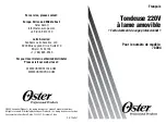 Preview for 5 page of Oster 78004 User Manual