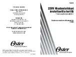 Preview for 25 page of Oster 78004 User Manual