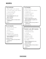 Preview for 9 page of Oster BEEHIVE OPB6000 Instruction/Recipe Booklet