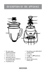 Preview for 10 page of Oster BLSTDC6000R Instruction Manual