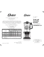 Предварительный просмотр 1 страницы Oster BLSTMAZ03B-073 User Manual