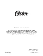 Preview for 9 page of Oster BLSTMG-W00-074 Instruction Manual