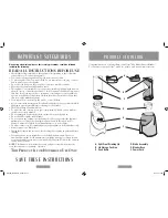 Preview for 2 page of Oster BLSTPB SERIES User Manual
