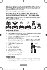 Preview for 26 page of Oster BLSTTDG-NBG Instruction Manual