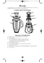 Preview for 4 page of Oster BPCT02 User Manual