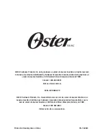 Preview for 14 page of Oster Burr Mill BVSTBMH Series User Manual