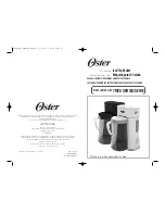 Oster BVST User Manual preview