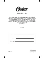 Preview for 15 page of Oster BVSTDCUS Instruction Manual