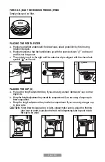 Preview for 23 page of Oster BVSTEM6601C Instruction Manual