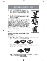 Предварительный просмотр 8 страницы Oster BVSTEM6701 Series Instruction Manual