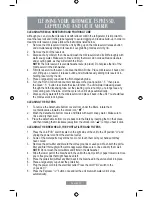 Предварительный просмотр 14 страницы Oster BVSTEM6701 Series Instruction Manual