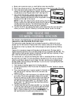 Preview for 10 page of Oster BVSTEM7701 Instruction Manual