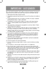 Предварительный просмотр 10 страницы Oster BVSTKE4410 Instruction Manual