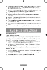 Предварительный просмотр 11 страницы Oster BVSTKE4410 Instruction Manual