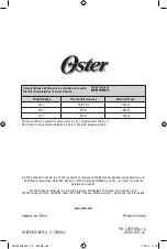 Preview for 14 page of Oster BVSTKED388R Instruction Manual