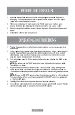 Preview for 11 page of Oster BVSTKT3245BE Instruction Manual