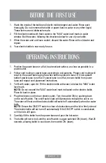 Предварительный просмотр 11 страницы Oster BVSTKT672 Instruction Manual