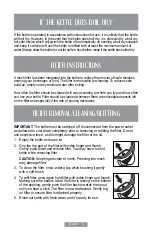 Preview for 12 page of Oster BVSTKT672 Instruction Manual