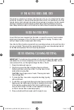 Preview for 14 page of Oster BVSTKT673CR Instruction Manual