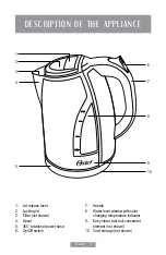 Preview for 10 page of Oster BVSTKT7004 Instruction Manual