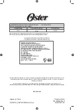 Предварительный просмотр 16 страницы Oster CKSTAF15 Instruction Manual