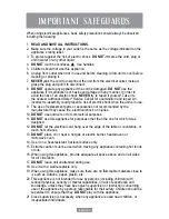 Предварительный просмотр 2 страницы Oster CKSTGR3006 Instruction Manual