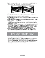 Предварительный просмотр 6 страницы Oster CKSTGR3007 Instruction Manual