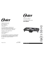 Preview for 1 page of Oster CKSTGRFM05 User Manual