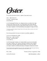 Предварительный просмотр 10 страницы Oster CKSTGRFM18 User Manual