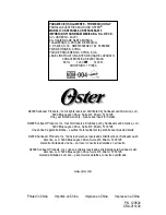 Preview for 26 page of Oster CKSTPA3880 Instruction Manual