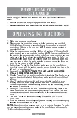 Preview for 10 page of Oster CKSTRC1700B Instruction Manual