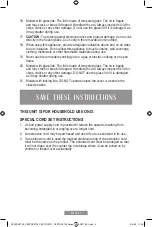 Предварительный просмотр 13 страницы Oster CKSTRC5729W Instruction Manual