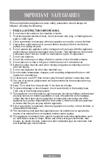 Предварительный просмотр 20 страницы Oster CKSTSC3D Instruction Manual