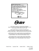 Preview for 22 page of Oster CKSTSKFM05 Instuction Manual