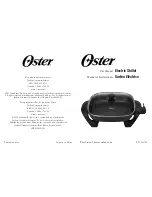 Oster CKSTSKFM12 User Manual предпросмотр