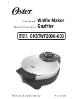 Preview for 1 page of Oster CKSTWF2000-033 User Manual