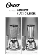 Oster Classic Osterizer User Manual preview