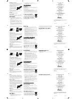 Предварительный просмотр 2 страницы Oster Clipmaster Instruction Manual