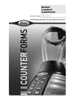 Предварительный просмотр 1 страницы Oster CounterForms BVLB07 User Manual