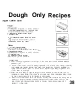 Preview for 39 page of Oster deluxe bread and dough maker Manual