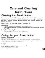 Preview for 55 page of Oster deluxe bread and dough maker Manual