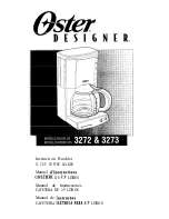 Oster Designer 3272 Instruction Booklet предпросмотр